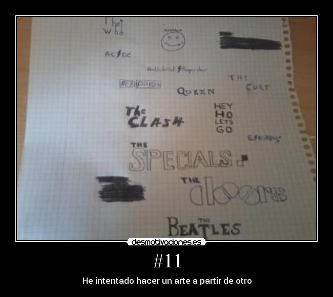 #11 - He intentado hacer un arte a partir de otro