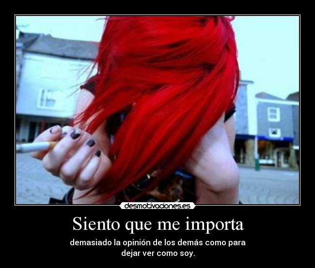Siento que me importa - 