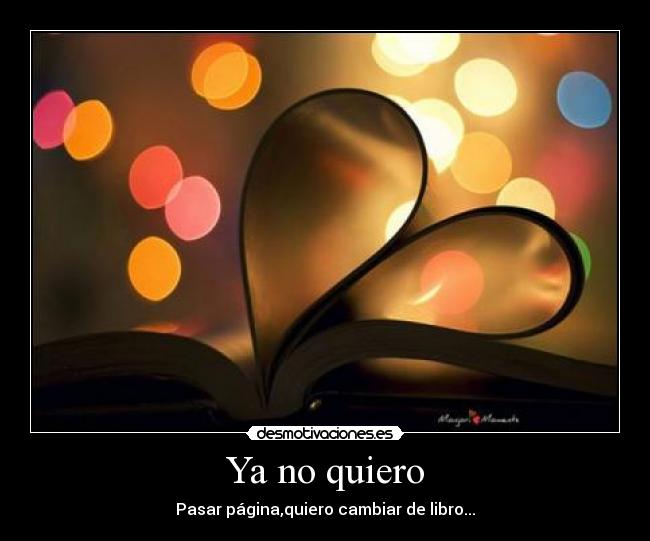 Ya no quiero - 