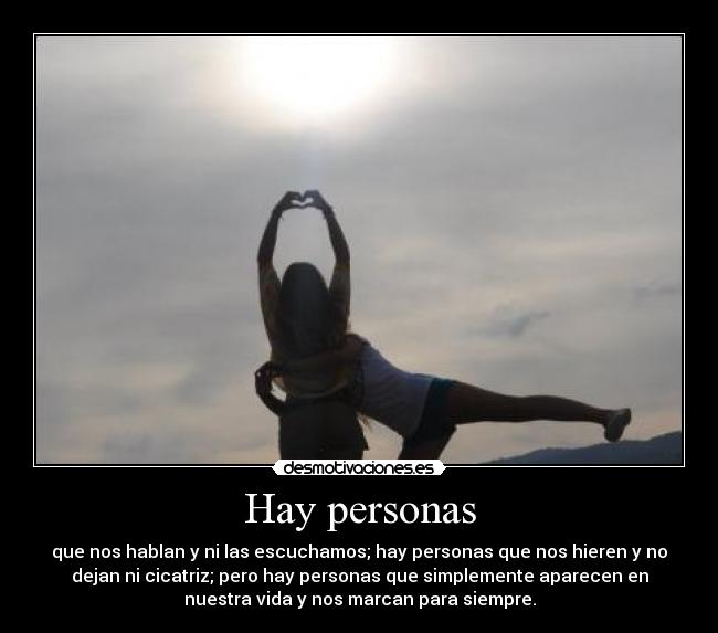 Hay personas -