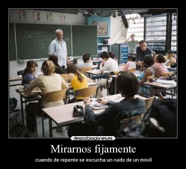 Mirarnos fijamente -