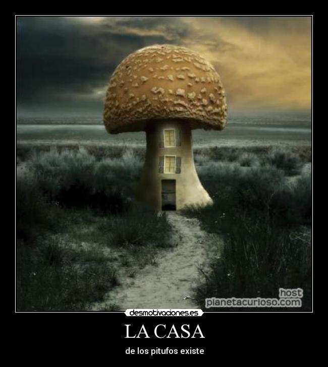 LA CASA - de los pitufos existe
