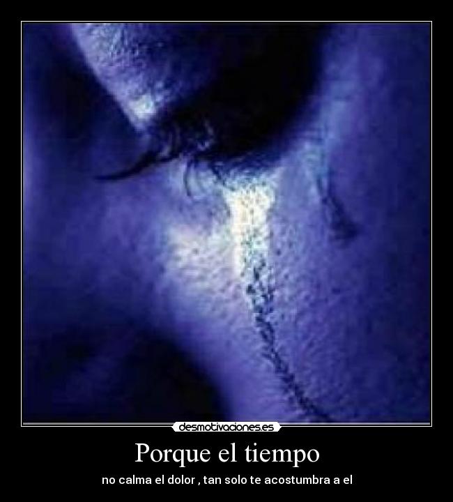 Porque el tiempo -