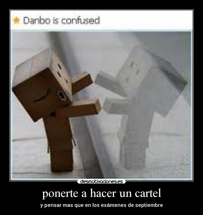 carteles danbo desmotivaciones