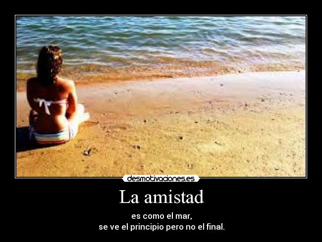 La amistad -