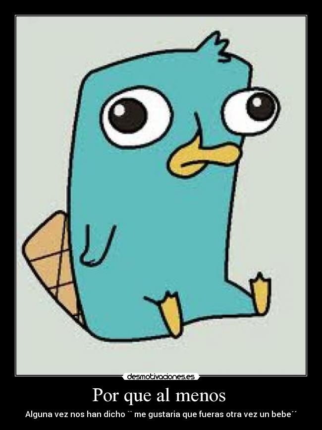 Por que al menos  - 
