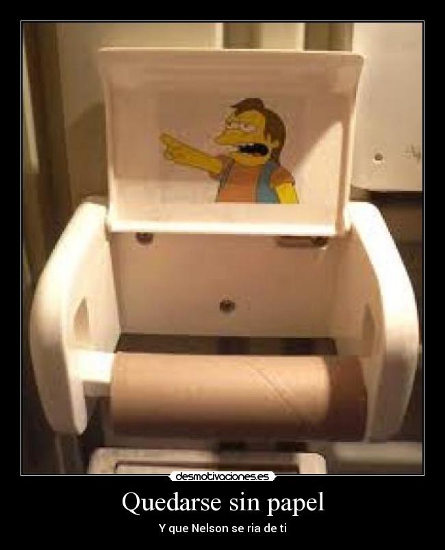Quedarse sin papel - 