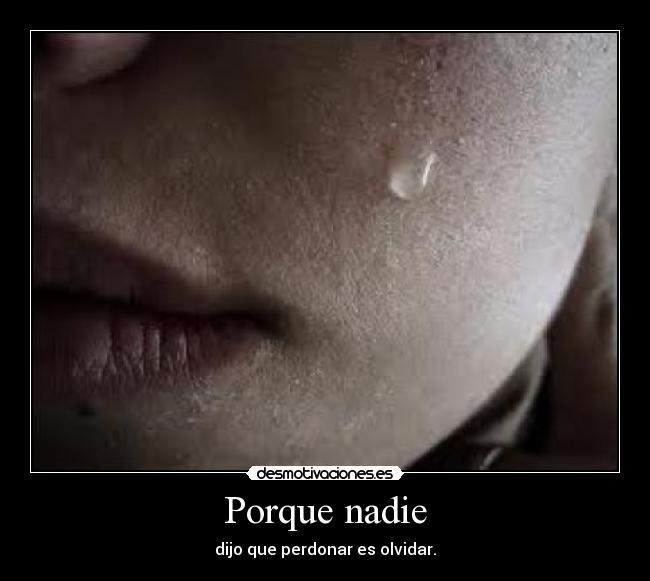 Porque nadie - 