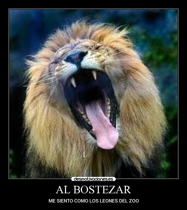 AL BOSTEZAR - ME SIENTO COMO LOS LEONES DEL ZOO