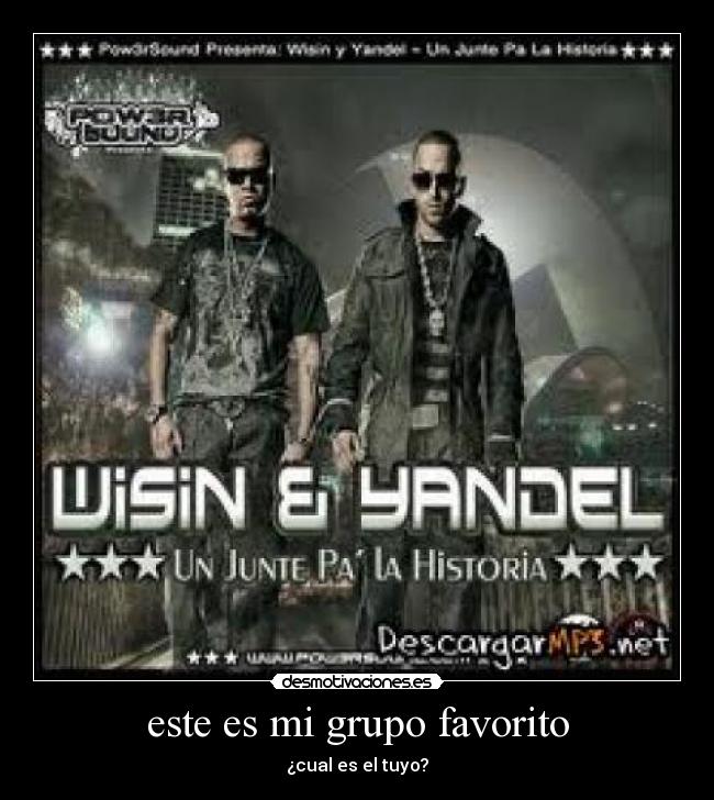 este es mi grupo favorito - ¿cual es el tuyo?