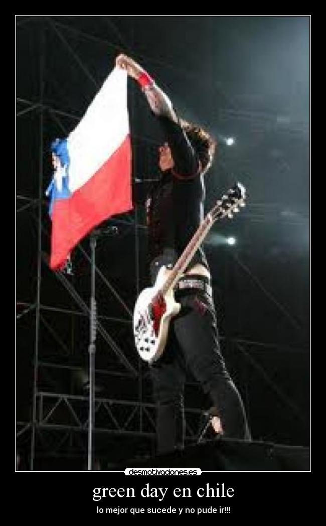 green day en chile -