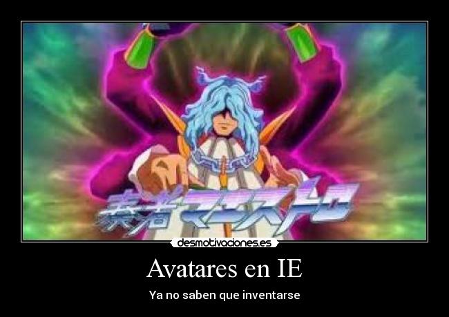 Avatares en IE -