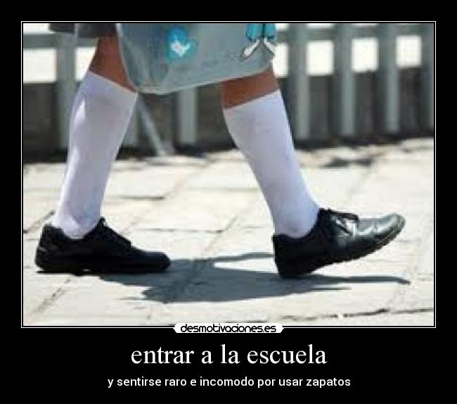 entrar a la escuela -