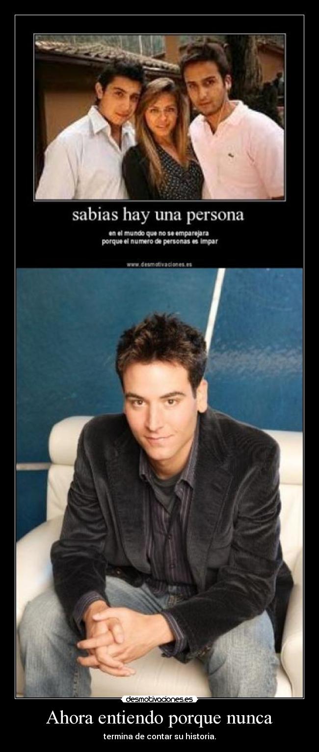 Ahora entiendo porque nunca -