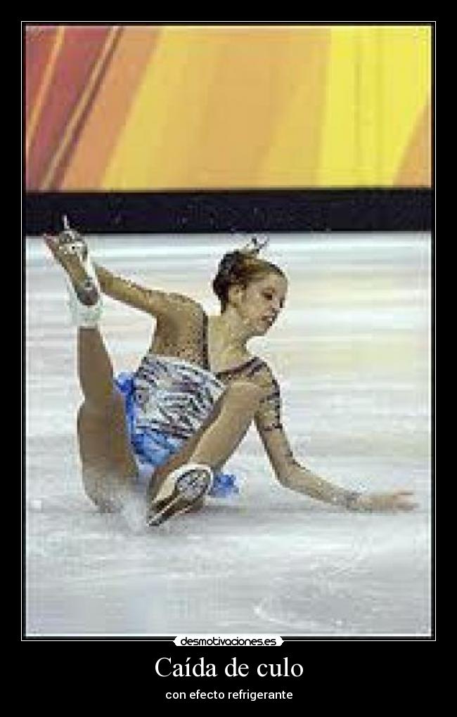 Caída de culo - con efecto refrigerante