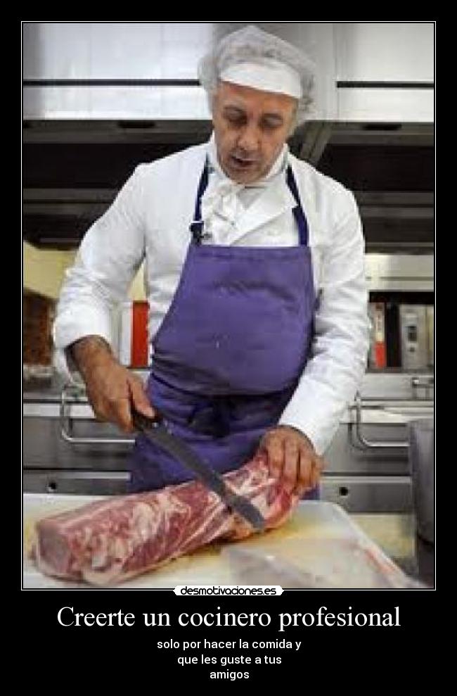 Creerte un cocinero profesional - 