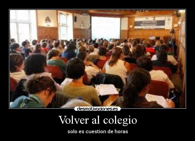 Volver al colegio - 