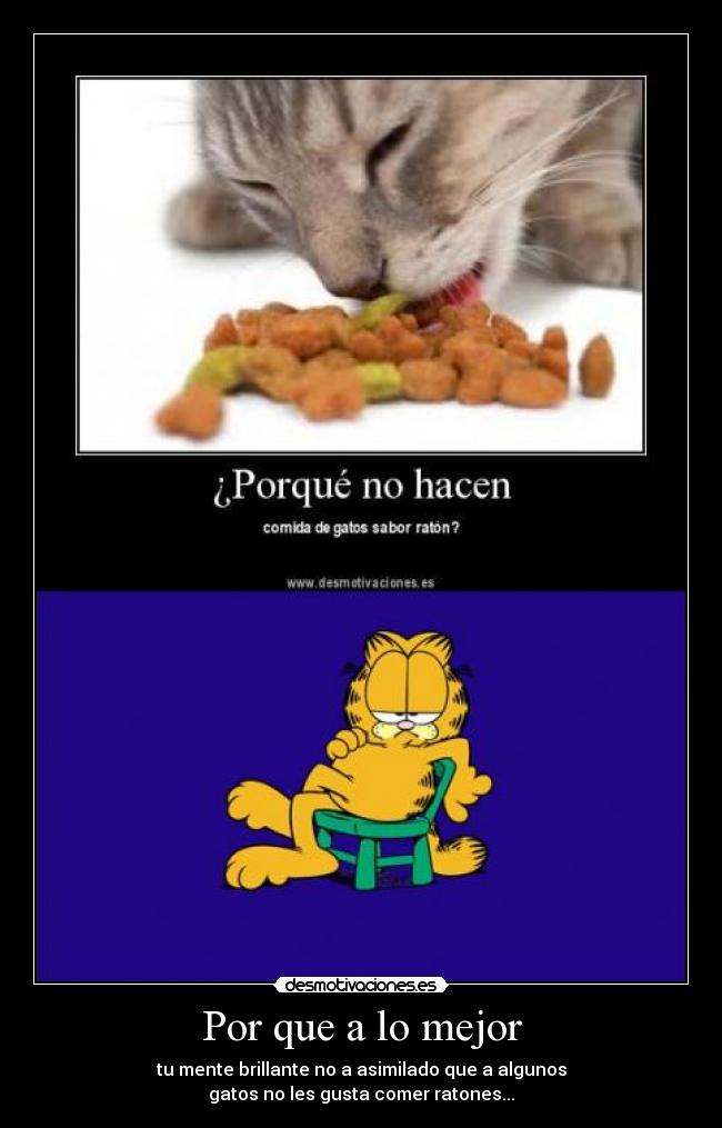 Por que a lo mejor -