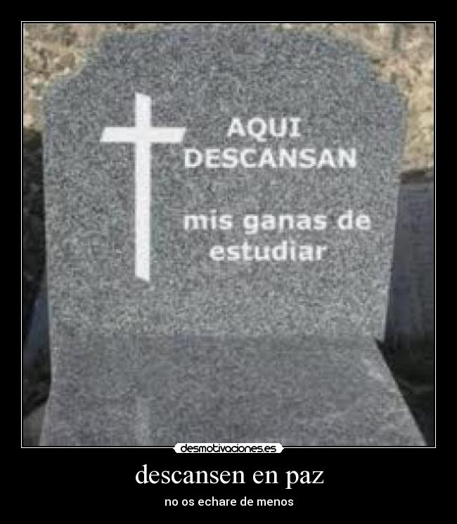 descansen en paz - 