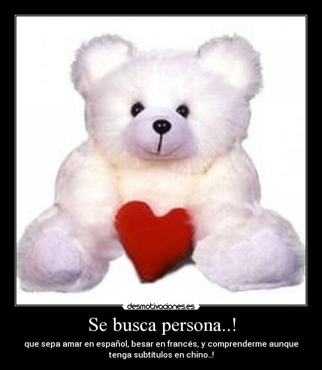 Se busca persona..! - 