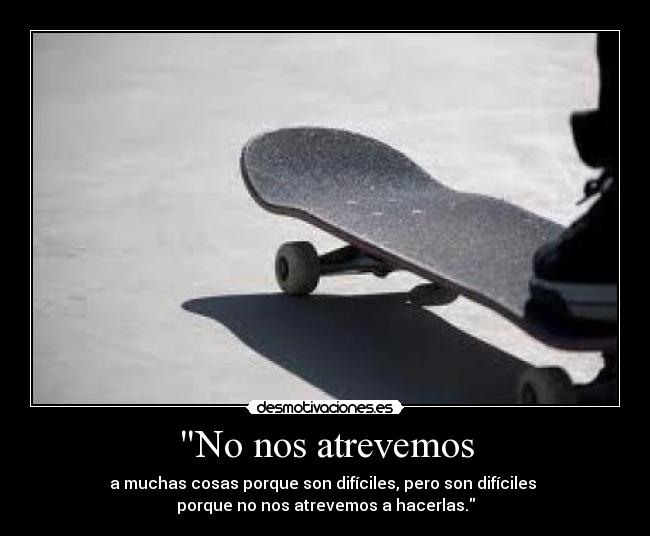 No nos atrevemos -