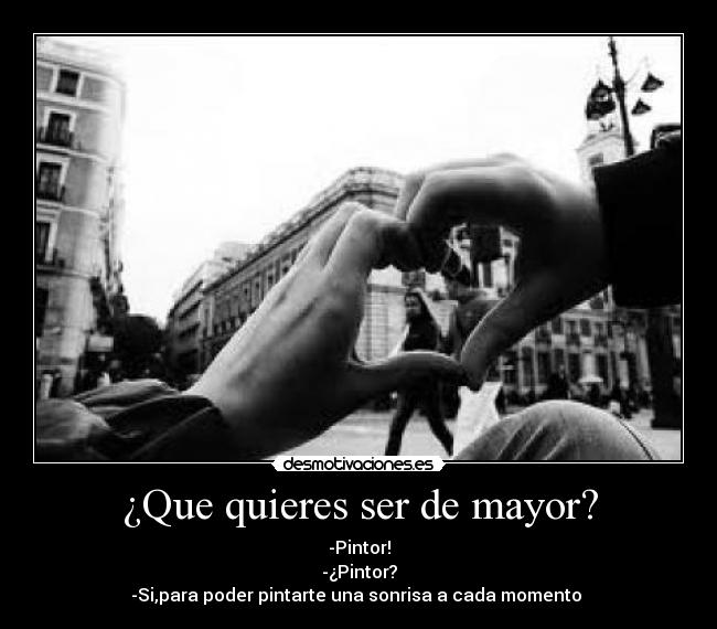 ¿Que quieres ser de mayor? -