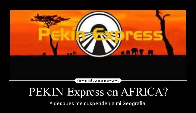 PEKIN Express en AFRICA? -