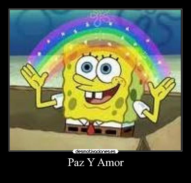 carteles amor bob esponja desmotivaciones