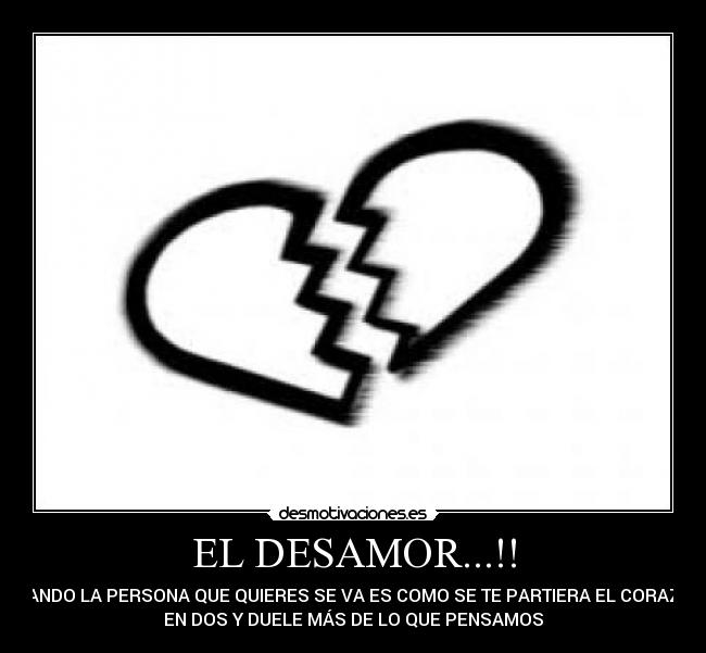 carteles desamor amor desmotivaciones