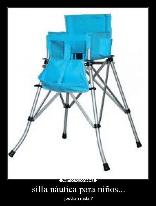 silla náutica para niños... -