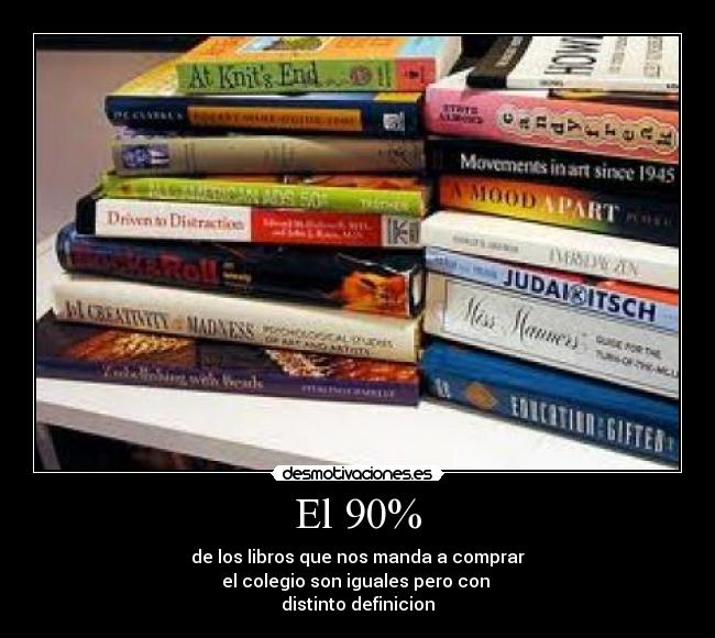 El 90% -