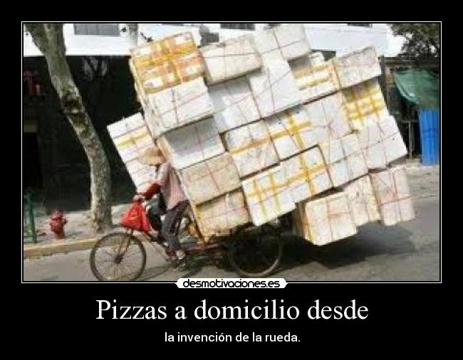 Pizzas a domicilio desde - 