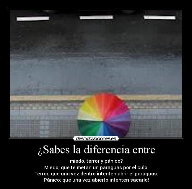 ¿Sabes la diferencia entre -