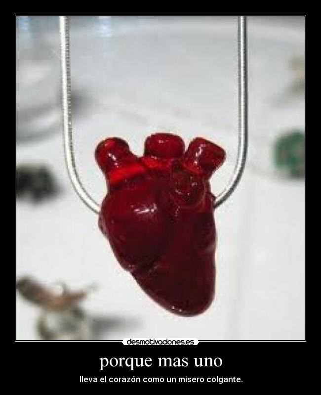 carteles colgante corazon misero desmotivaciones