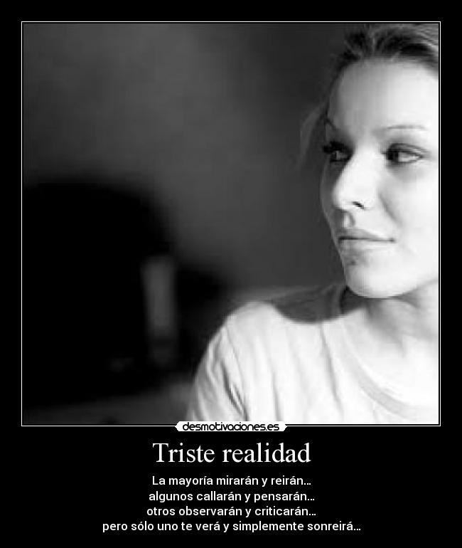 Triste realidad -