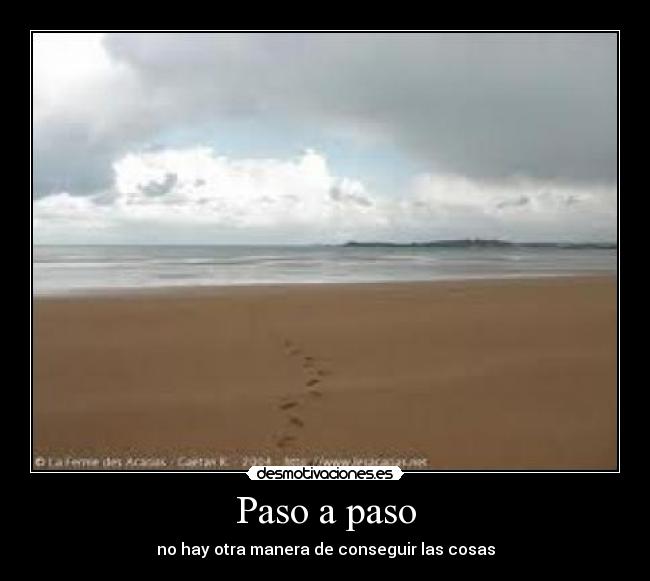 Paso a paso -