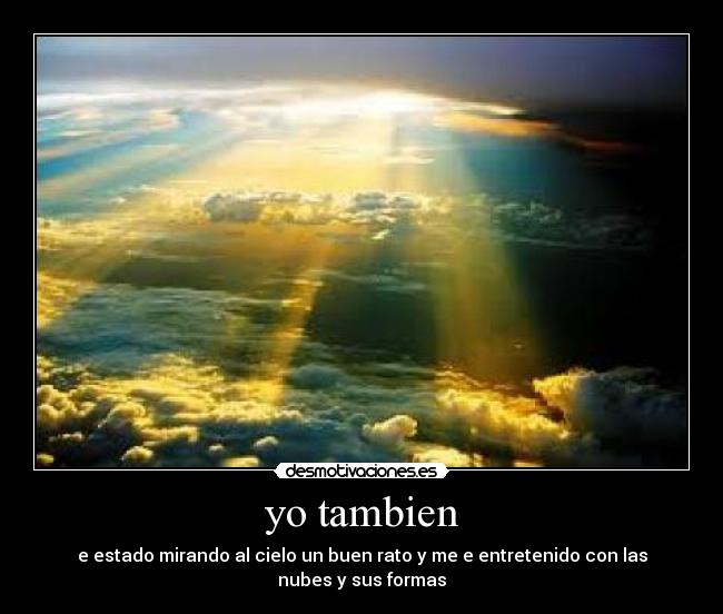 carteles las formas las nubes desmotivaciones