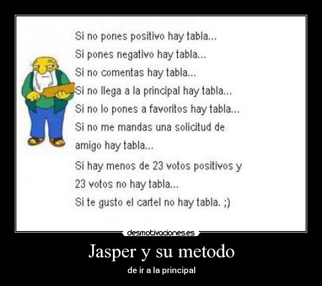 Jasper y su metodo - 