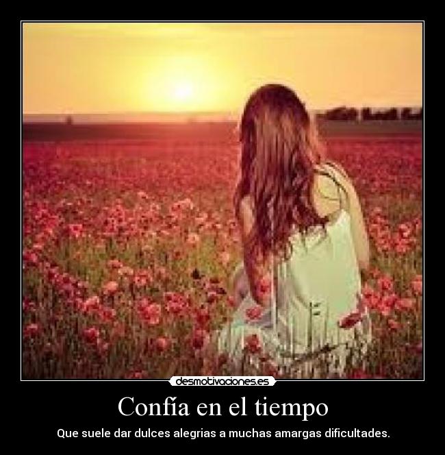 Confía en el tiempo -