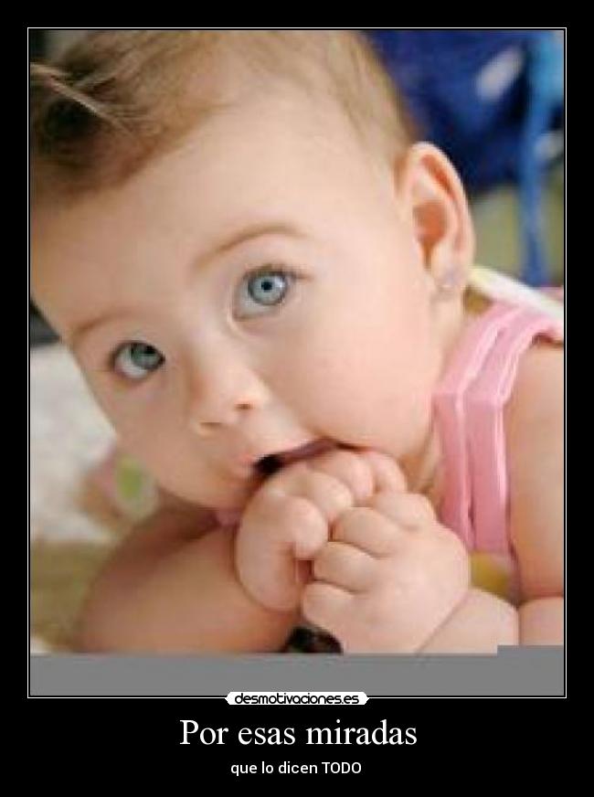carteles por esas miradas desmotivaciones
