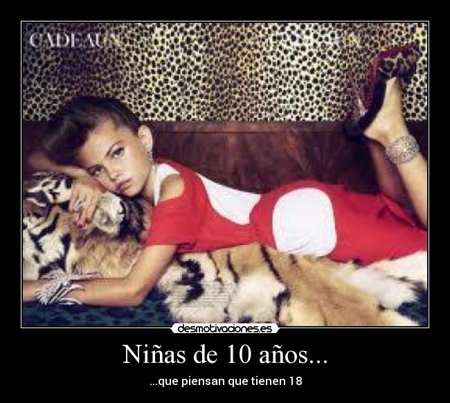 Niñas de 10 años... -