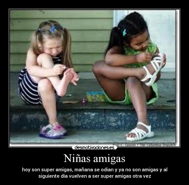 Niñas amigas -
