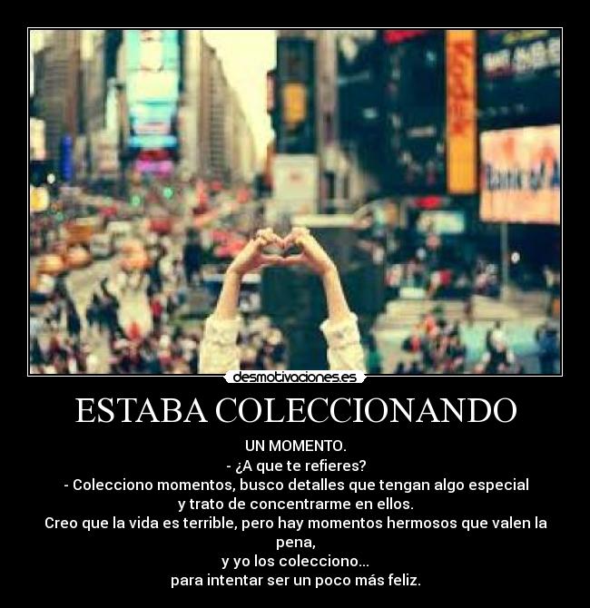 ESTABA COLECCIONANDO -