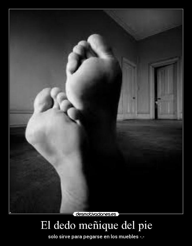 El dedo meñique del pie -