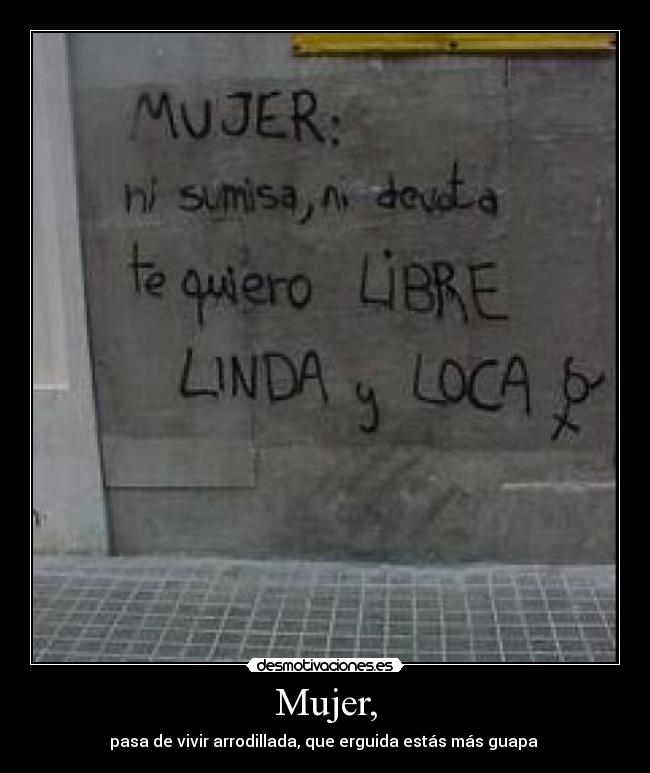 Mujer, - 