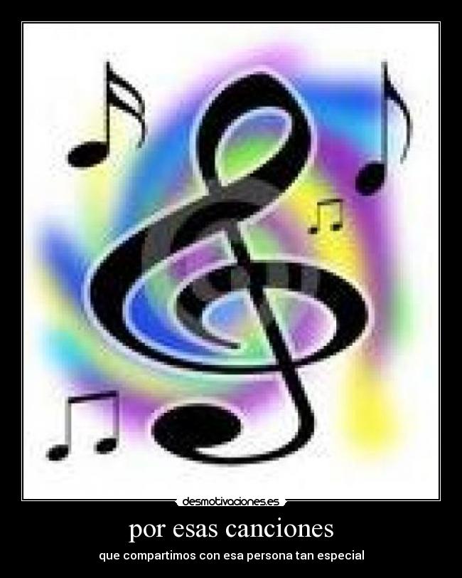 por esas canciones -