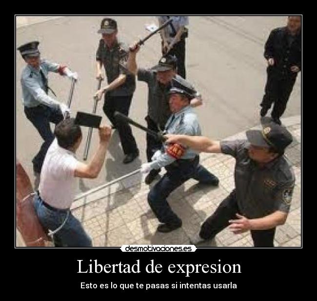 Libertad de expresion -