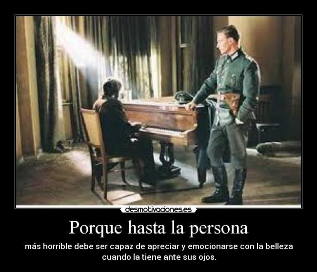 Porque hasta la persona -