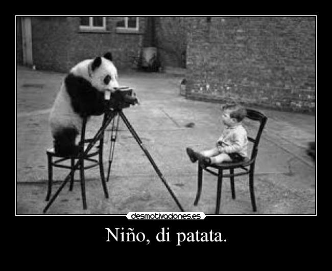 Niño, di patata. -