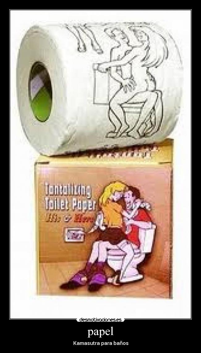 papel - Kamasutra para baños